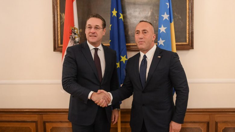 Haradinaj takon zëvendës kancelarin austriak Heinz-Christian Strache