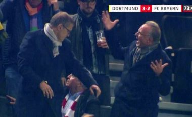 Drejtuesit e Bayernit protestuan duke kërkuar VAR-in, tifozët e Dortmundit i lagin me birra