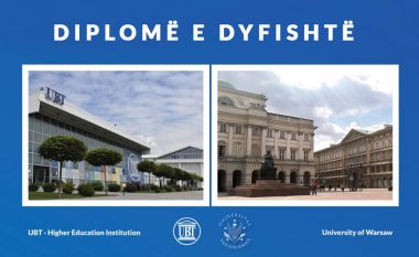 UBT dhe Universiteti i Varshavës ofrojnë diplomë të dyfishtë studimi