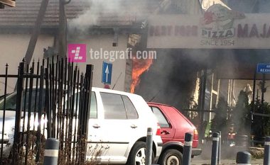 Në lokalin që ishte përfshirë nga zjarri në Prishtinë kishte shpërthyer bombol gazi