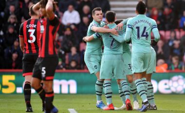 Arsenali i kthehet fitores, mposht në udhëtim Bournemouthin