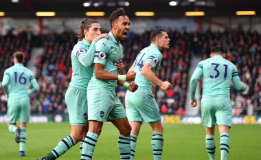 Bournemouth 1-2 Arsenal: Notat e Xhakës, Mustafit dhe të tjerëve 