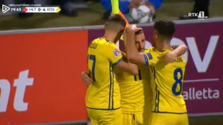 Kosova me dy gola për dy minuta, Avdijaj tund dy herë rrjetën