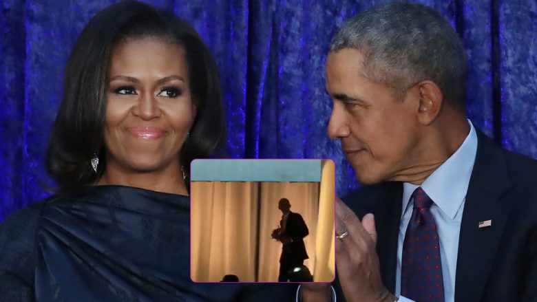 Obama merr simpatinë e të gjithëve, e befason me lule Michellen në promocionin e librit të saj