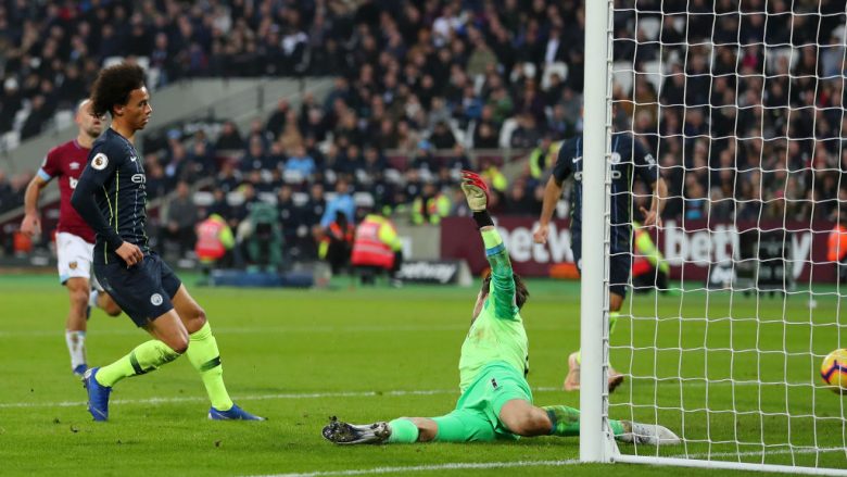 West Ham 0-4 Man City: Notat e lojtarëve, shkëlqen Sane  