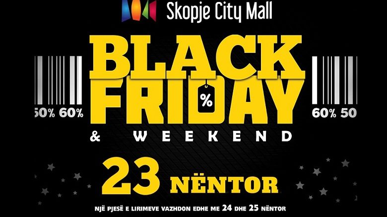 Në Skopje City Mall “Black Friday” vlen edhe për fundjavë