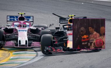 Pilotët Max Verstappen dhe Esteban Ocon konfrontohen pas garës së Formula 1 në Brazil