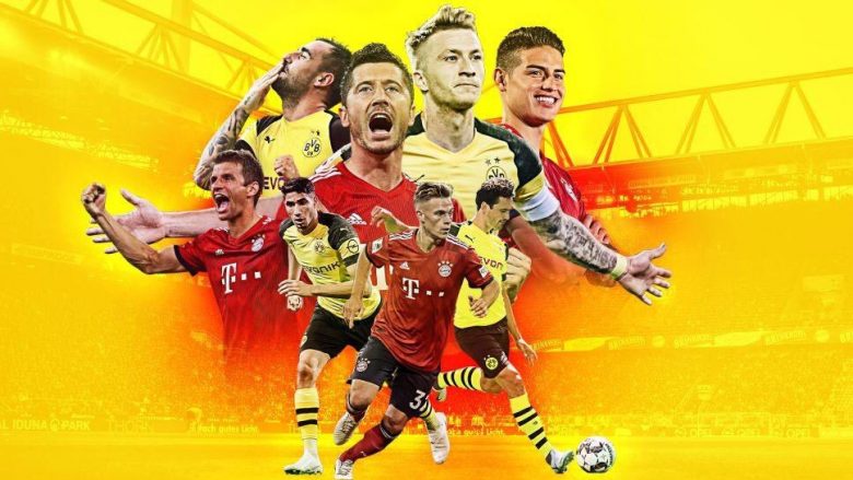 Dortmund – Bayern Munich, formacionet zyrtare të klasikes gjermane
