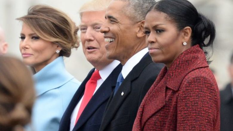 Michelle Obama thotë se “as që tentoi të buzëqeshte”, gjatë inaugurimit të Donald Trumpit, si president (Foto/Video)