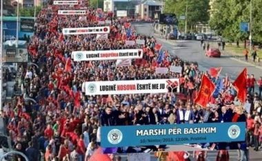 Shoqata “Çamëria” marshon për bashkim të Luginës me Kosovën
