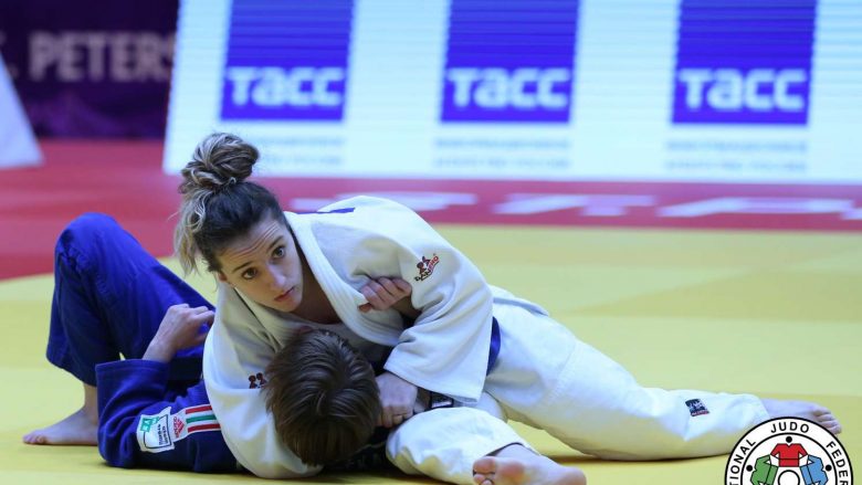Distria Krasniqi fiton medaljen e bronztë në Grand Prixin e Hagës, mposht kinezen brenda 20 sekondave
