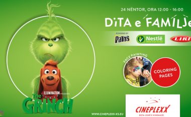 “The Grinch” arrin në Cineplexx me eventin Dita e Familjes!