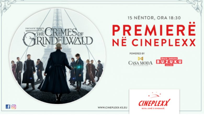 Cineplexx organizon eventin “Fantastic Beasts 2 – Premiere” me shpërblime dhe aktivitete