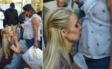 Paris Hilton i puth barkun gruas shtatzënë, ndan edhe 350 mijë dollarë për të mbijetuarit e tërmetit në Meksikë