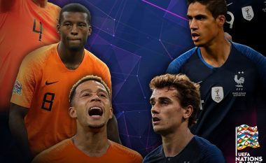 Holandë – Francë, formacionet e mundshme të ndeshjes së ditës në Ligën e Kombeve