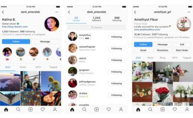 Instagram po teston ndryshime të dizajnit në profilet e përdoruesve