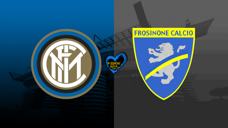 Inter – Frosinone, formacionet zyrtare