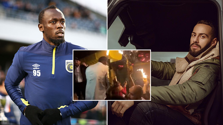 Usain Bolt argëtohet nën ritmet e këngës së reperit Capital T