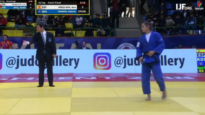 Majlinda Kelmendi kalon në finale të Grand Prix ‘Tashkent 2018’