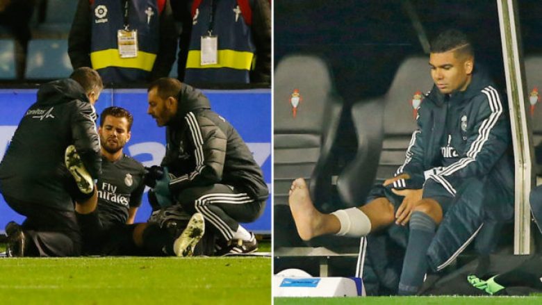 Lëndimet shqetësojnë Real Madridin – Nacho mungon dy muaj, Casemiro tri javë