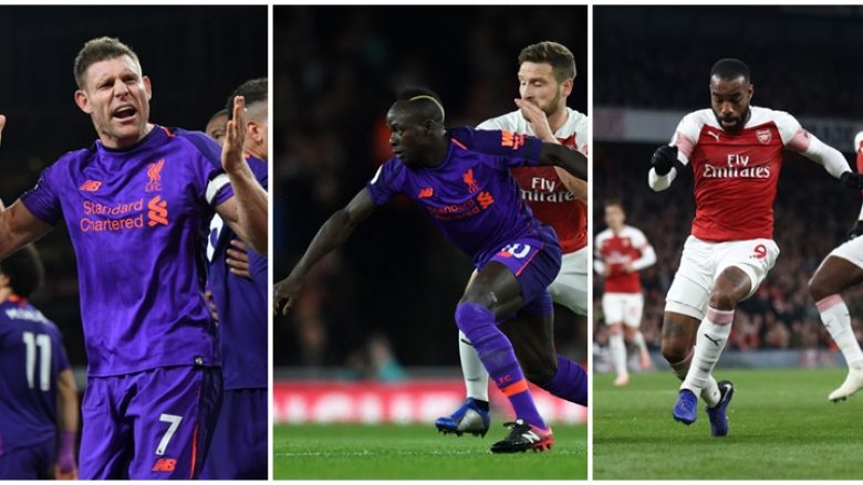 Arsenal 1-1 Liverpool: Notat e lojtarëve, Mustafi më i miri te Topçinjtë