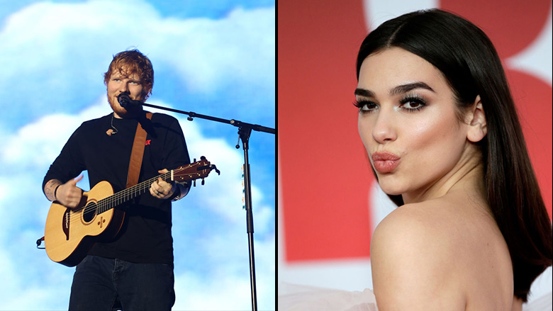 Ed Sheeran dhe Dua Lipa ndikojnë në rritjen e fitimeve në industrinë e muzikës britanike