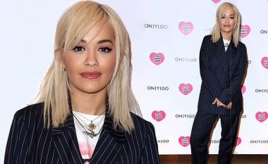 Rita Ora duket shik në eventin e “Onygo”, ndërsa feston kontratën e re me markën gjermane