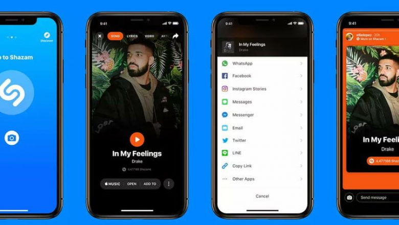 Shazam bashkëpunon me Instagram për një mënyrë të re të ndarjes së këngëve