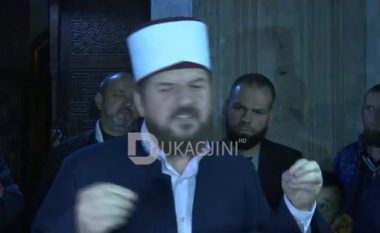 Shefqet Krasniqi rikthehet në Xhaminë e Madhe: E kam ndihmën e Zotit, e pastaj të xhematit (Video)