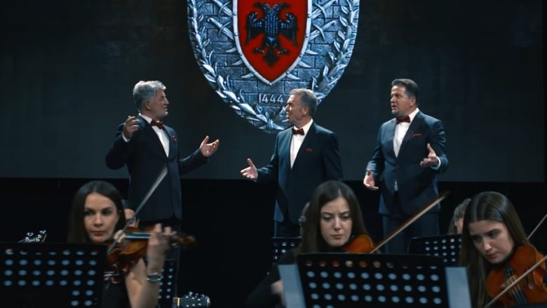 Arif Vladi, Ilir Shaqiri e Nikollë Nikprelaj sjellin “Kalorësi i lirisë”, këngë dedikuar Skënderbeut