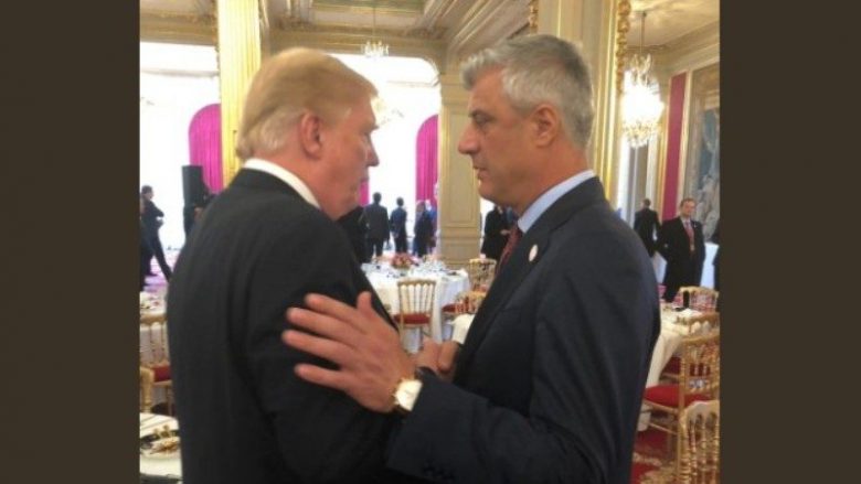 Thaçi takohet me Trumpin, thotë se u pajtuan rreth marrëveshjes me Serbinë