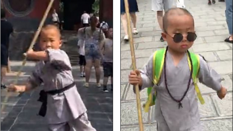 “Mjeshtër i Kung Fusë”, 3-vjeçari zgjohet në 5 të mëngjesit për të ushtruar – shpreson të bëhet Shaolin (Video)