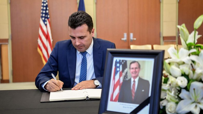 Zaev shkruan mesazh ngushëllimi për vdekjen e ish-presidentit Bush