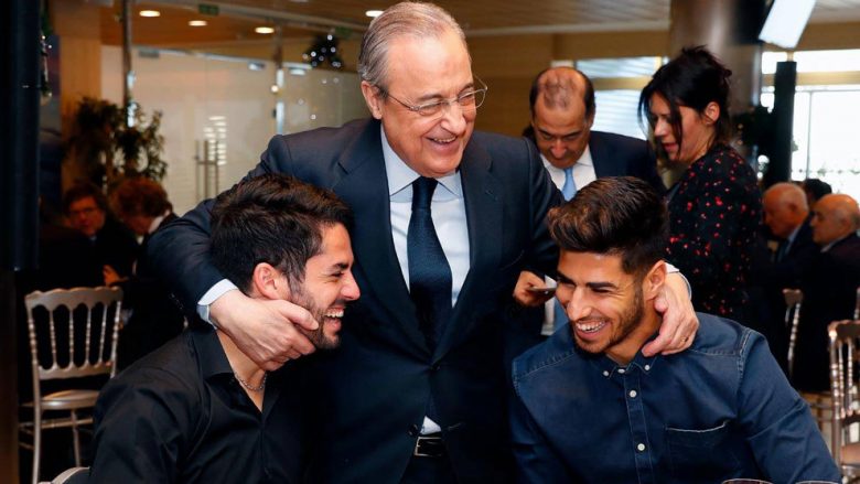 Florentino Perez kërkon unitet dhe dashuri në klub, përqafohet me Iscon