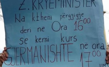 Pamje me dron nga protesta e studentëve në Tiranë (Video)