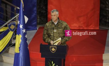 Thaçi: Ushtria është shtyllë e shtetit, FSK do të bëhet faktor i sigurisë dhe stabilitetit