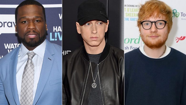 50 Cent zbulon bashkëpunimin me Ed Sheeran dhe Eminem