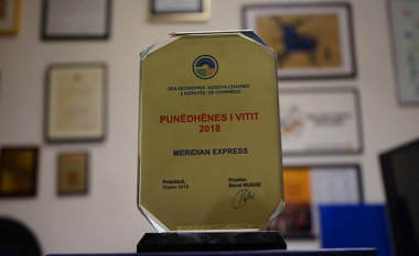 Meridian Express fiton çmimin “Punëdhënës i Vitit”