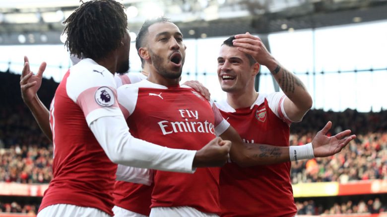 Notat e lojtarëve: Arsenal 4-2 Tottenham, Aubameyang lojtar i ndeshjes – vlerësohen lartë Xhaka dhe Mustafi