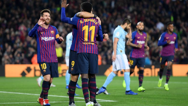 Barcelona mposht me lehtësi Celta Vigon, vazhdon me fitore dhe si lider në La Liga