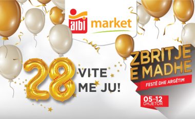 Festojmë bashkë ditëlindjen e Albi Market, 28 vjet me ju!