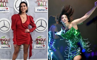 Në atmosferën e festave të fundvitit, Dua Lipa mahnit me dukjen dhe performancën e saj në eventin “Jingle Ball”