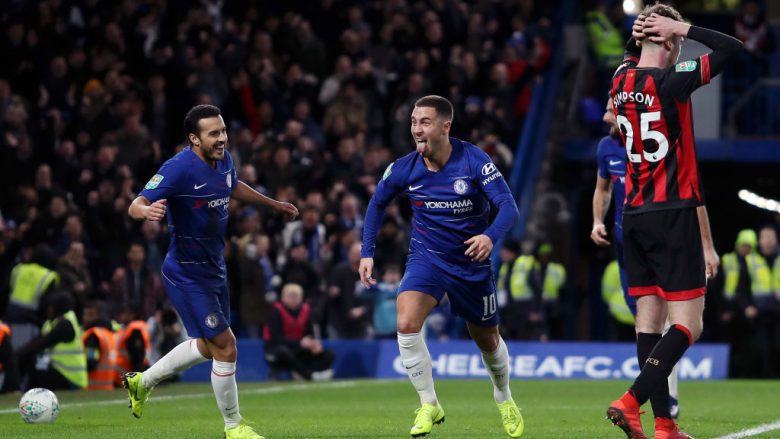 Notat e lojtarëve: Chelsea 1-0 Bournemouth, Hazard dhe Boruc më të mirët
