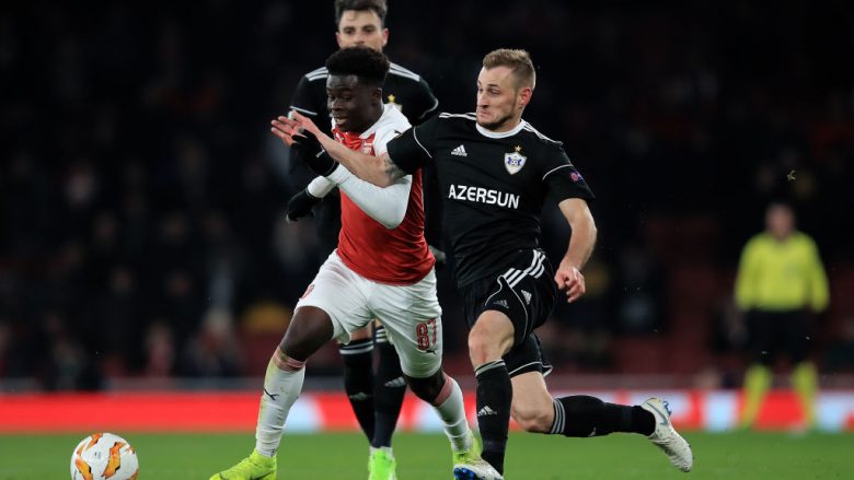 Arsenal 1-0 Qarabag, notat e lojtarëve: Shkëlqejnë talentet e rinj të Topçinjve
