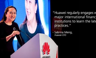 Lirohet me kusht shefja e financave të Huawei-t
