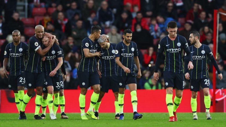 Man City fiton ndaj Southamptonit dhe e mbyll vitin me fitore në Ligën Premier