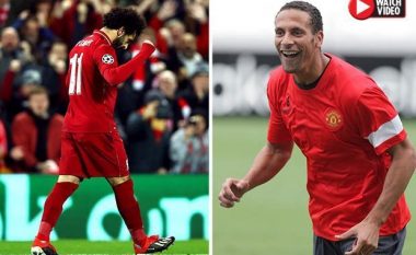 Tifozët e Liverpoolit nuk mund ta besojnë se legjenda e Manchester United, Rio Ferdinand iu gëzua aq shumë golit të Mohamed Salah