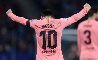 Messi shënon gol të bukur nga gjuajtja e lirë ndaj Espanyolit