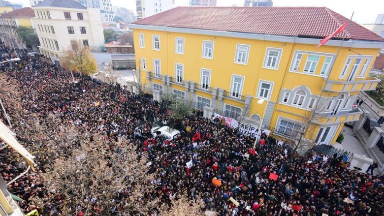 Sot pritet protesta më e madhe e studentëve pra Qeverisë së Shqipërisë