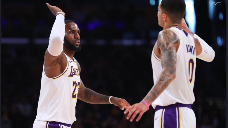 James dhe Kuzma spektakolar, Lakers merr fitoren e 14-të në NBA